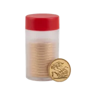 Sterlina oro post-1974, tubo da 10